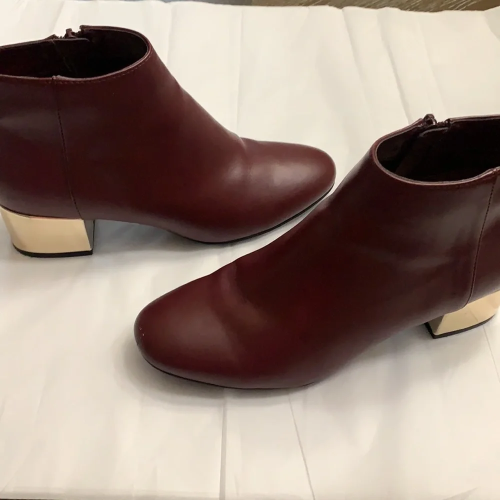 Marc New York burgundy ankle boots Size 7 - Picture 12 of 17